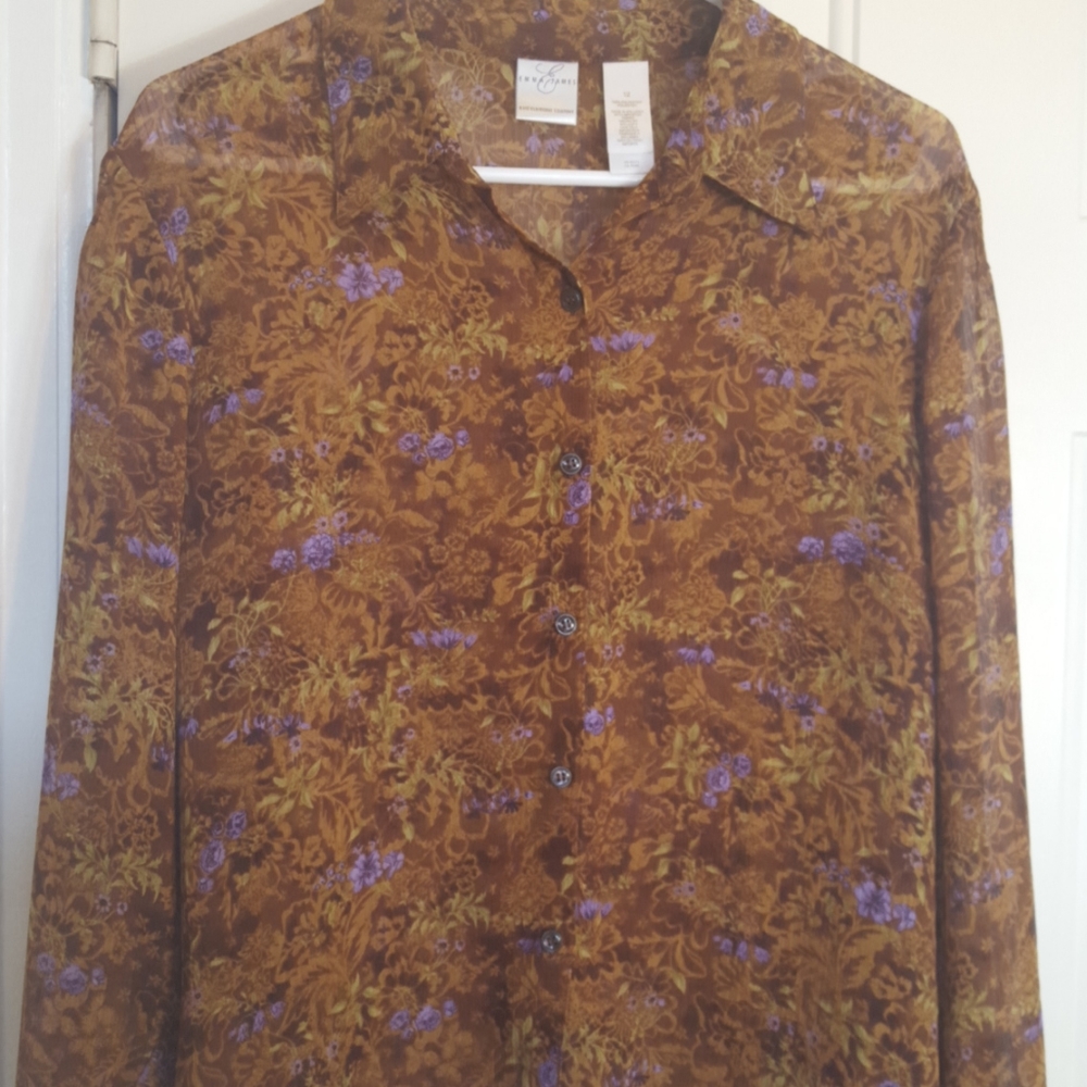 Emma James a Liz Clairborne Company Button down to - Picture 4 of 8